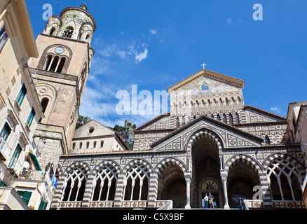 L'Italie, Côte Amalfitaine, Amalfi, la cathédrale dédiée au culte de Sant'Andrea Banque D'Images