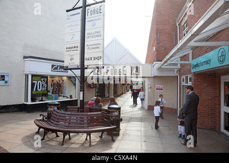 La Forge centre commercial, Stockton Heath, Cheshire Banque D'Images