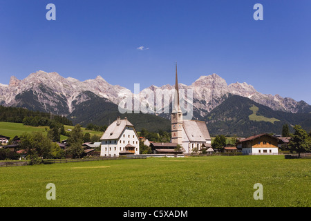 L'Autriche, Salzburger Land, Maria Alm, église de pèlerinage Banque D'Images