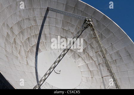 Arthur la première antenne parabolique à la station de Cornwall Goonhilly Banque D'Images