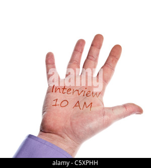 Interview de 10:00 Banque D'Images