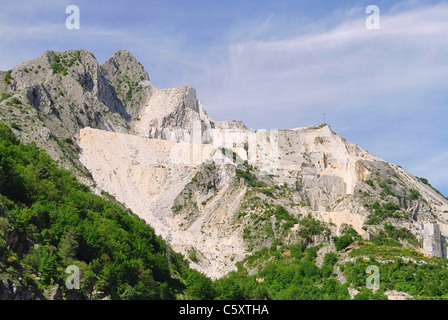 Carrara Marmor Steinbruch - Fosse en pierres de marbre de Carrare 24 Banque D'Images