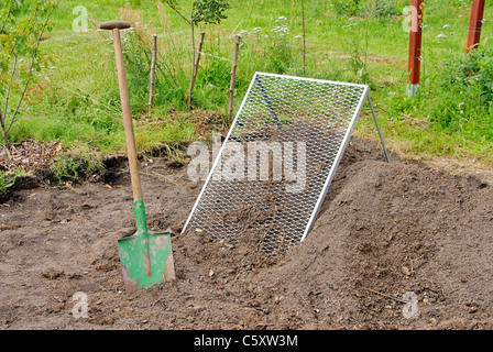 Komposthaufen sieben - compost 02 grilles Banque D'Images