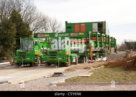 Visite guidée de Cambridge Cambridge Busway reliant, Huntingdon et St Ives Banque D'Images