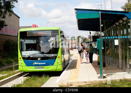 Visite guidée de Cambridge Cambridge Busway reliant, Huntingdon et St Ives Banque D'Images