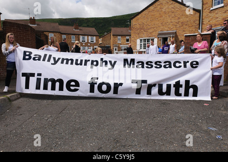 40e anniversaire de l'Ballymurphy (Belfast) massacre du 9 août 1971 Banque D'Images