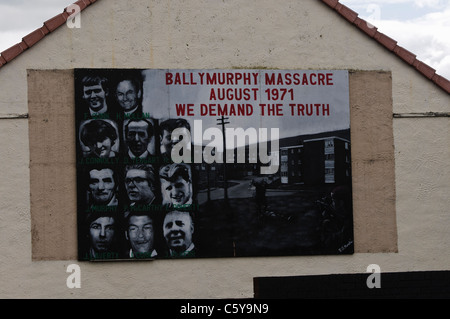 40e anniversaire de l'Ballymurphy (Belfast) massacre du 9 août 1971 Banque D'Images