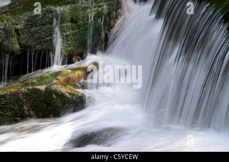 Szklarki détails cascade Banque D'Images
