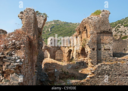 Anemurium province romaine de Cilicie turque Turquie Anamur Banque D'Images