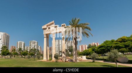 Mersin Turquie copie réplique du temple d'Apollon romain Apollon Athena Banque D'Images