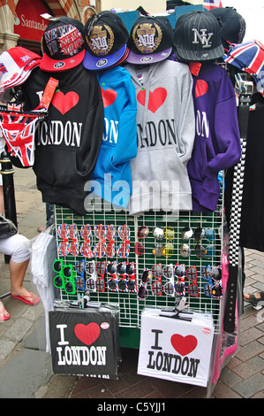 Blocage de souvenirs, High Street, Canterbury, ville de Canterbury, Kent, England, United Kingdom Banque D'Images