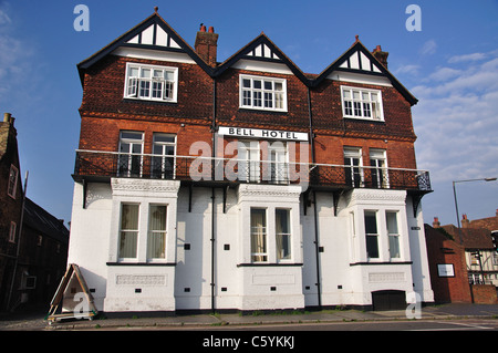 L'Hôtel Bell sur le quai, Sandwich, Kent, Angleterre, Royaume-Uni Banque D'Images