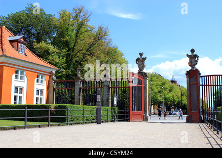 Porte d'entrée de parc Frederiksberg, Danemark Banque D'Images