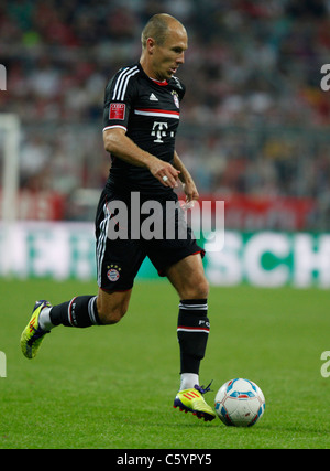 FC Bayern Munich joueur Arjen Robben en action. Banque D'Images