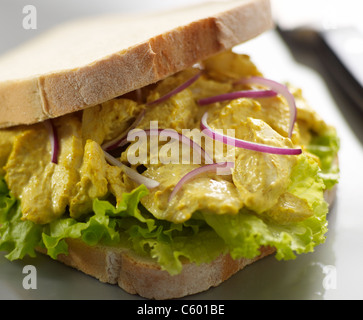 Sandwich au poulet coronation Banque D'Images