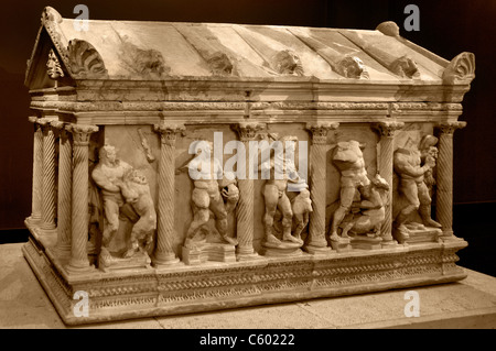 SarcophagusTomb Perge Perge 2 Romain 100 ANNONCE LA TURQUIE Banque D'Images