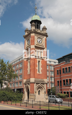 The Jubilee Clock Tower (pour le Jubilé de diamant de la reine Victoria en 1897), Maidenhead, Berkshire, Angleterre. Banque D'Images