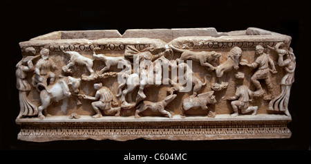 SarcophagusTomb Perge Perge 2 Romain 100 ANNONCE LA TURQUIE Banque D'Images