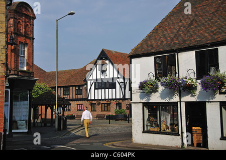 Le Guildhall de la rue sans nom, Sandwich, Kent, Angleterre, Royaume-Uni Banque D'Images