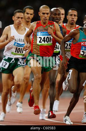 MOHAMED MOUSTAOUI MAROC STADE OLYMPIQUE BEIJING Chine 17 Août 2008 Banque D'Images