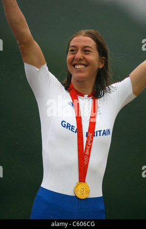 NICOLE COOKE WOMENS COURSE SUR ROUTE CYCLISME STADE OLYMPIQUE BEIJING Chine 10 Août 2008 Banque D'Images