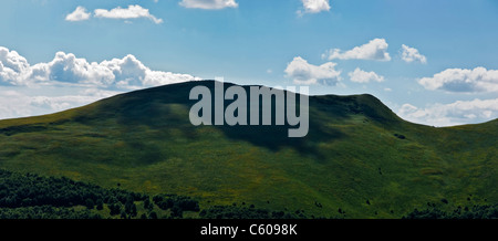 Une vue panoramique sur les montagnes Bieszczady Banque D'Images