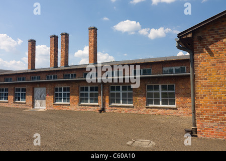 L'Auschwitz Birkenau State Museum Banque D'Images