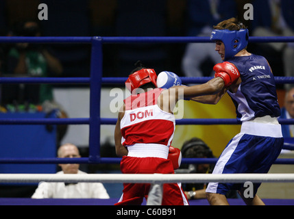 FELIX DIAZ V ALEXIS VASTINE MENS SUPER-LÉGERS TRAVAILLEURS SEMI GYMNASIUM BEIJING Chine 22 Août 2008 Banque D'Images