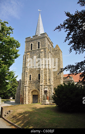 Eglise St Mary the Virgin, Church Street, Ministre-en-Thanet, Île de Thanet, District de Thanet, dans le Kent, Angleterre, Royaume-Uni Banque D'Images