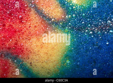 mousse de couleur Banque D'Images