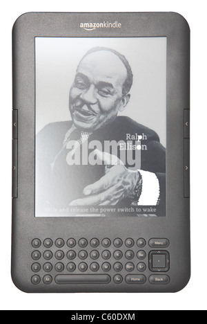 Amazon Kindle E-Book Reader isolé sur fond blanc Banque D'Images