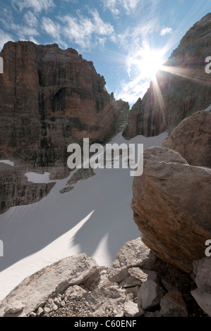 Camosci glacier Banque D'Images