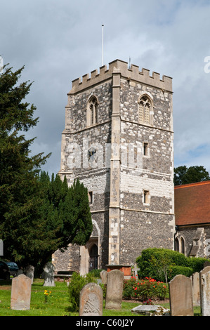 L'église de St Michael, Bray, dans le Berkshire, Angleterre, RU Banque D'Images