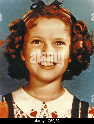 SHIRLEY TEMPLE actrice US vers 1938 Banque D'Images