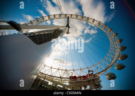 La grande roue London Eye Banque D'Images