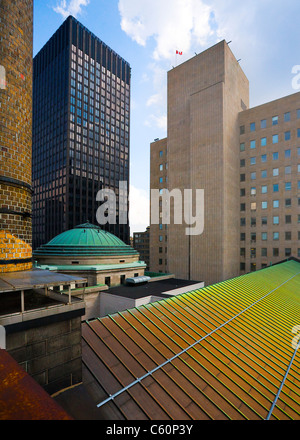 Portrait de l'ancienne ville de Montréal, Montréal, Québec, Canada Banque D'Images