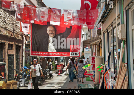 Vieille ville Ayavalik Bazar marché turc Turquie sondage Sondages Banque D'Images