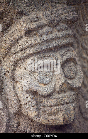 La sculpture sur pierre des ruines de Naranjo, Musée National d'archéologie et d'Ethnologie, Guatemala City, Guatemala Banque D'Images