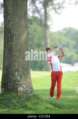 Ryo Ishikawa (JPN) accompli pour la WGC Bridgestone Invitational 2011. Banque D'Images