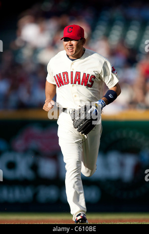 Japanese Baseball Star : Kosuke Fukudome (JPN) chauves-souris pendant le match contre les Royals de Kansas City. Banque D'Images