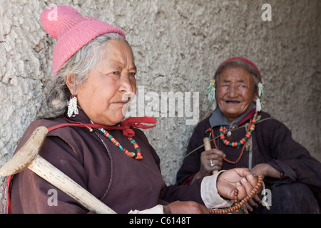 Femmes de ladakhi Banque D'Images