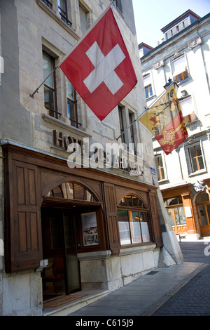 Hôtel Les Armures à Genève Banque D'Images