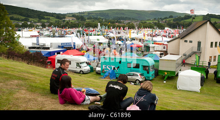 Vue générale du Royal Welsh Show agricole, Builth Wells, Pays de Galles, 2011 Banque D'Images