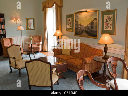 L'intérieur de la Casa Velha do Palheiro hôtel à Madère, Portugal Banque D'Images