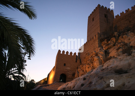 L'Alcazaba d'Almería Banque D'Images