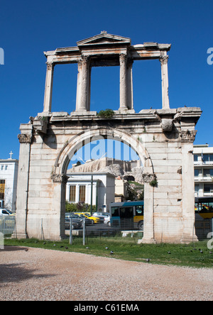 L'Arche d'Hadrien (Pyli Adrianou) à Athènes, Grèce Banque D'Images