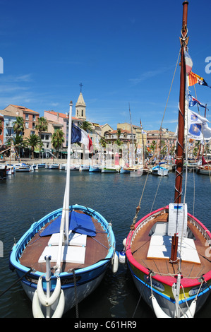 Port, Sanary sur Mer, près de Toulon, France Banque D'Images