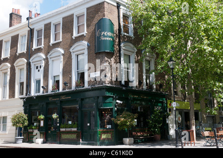 Le Crown Tavern à Clerkenwell, Londres Banque D'Images