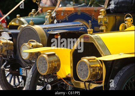 Oldtimer rally en Allemagne pendant au moins 80 ans Voitures anciennes Banque D'Images