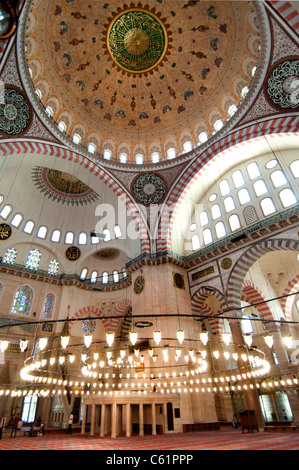 Istanbul Turquie mosquée musulmane Camii Suleymaniye Banque D'Images